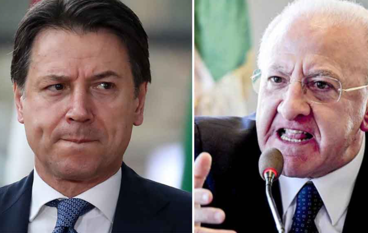 De Luca vuole il lockdown, Conte lo gela: "Evitare la chiusura di tutto il Paese"