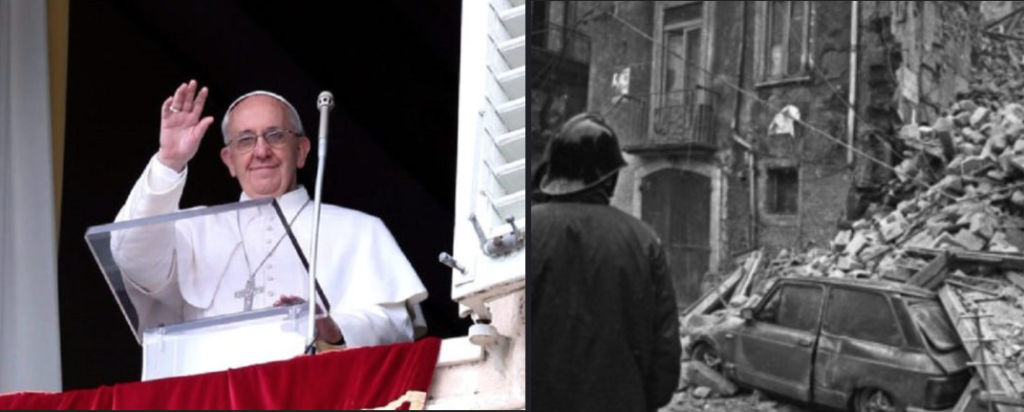 Terremoto in Irpinia, Papa Francesco: "Il mio pensiero alle persone le cui ferite non sono ancora rimarginate"