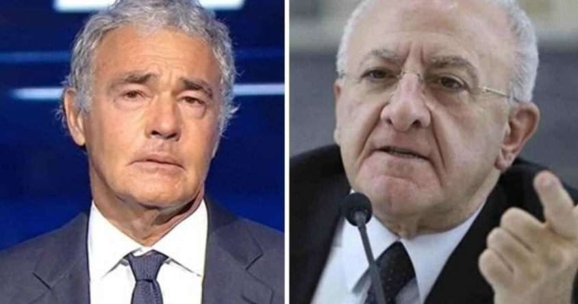 Campania, Giletti attacca e De Luca risponde: "Falso e imbarazzante"
