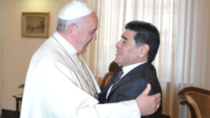 Addio Maradona, la preghiera di Papa Francesco per Diego