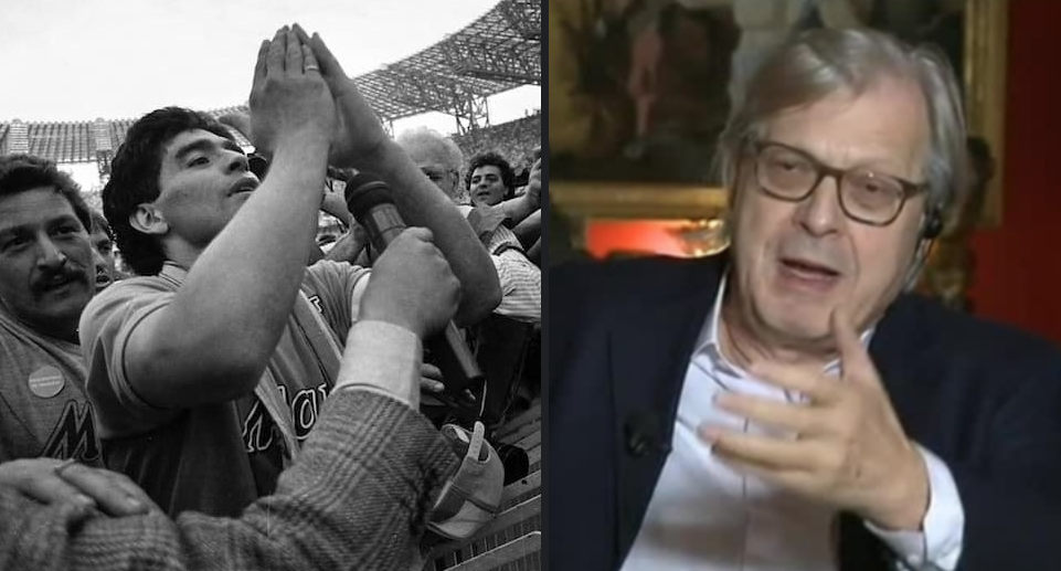 #maradona #moralisti Come sciacalli sui cadaveri, piccoli moralisti si accaniscono su un uomo la cui vita, oltre ogni debolezza, è leggenda. Perché Maradona era al di sopra del bene e del male.Pubblicato da Vittorio Sgarbi su Giovedì 26 novembre 2020