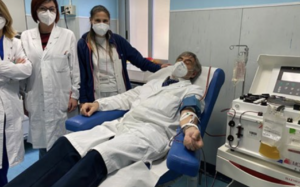 Coronavirus, il Cardarelli contribuisce a produzione plasma iperimmune