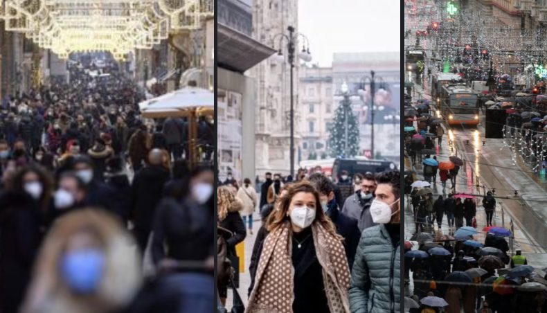 Shopping natalizio, folla in strada in tutta Italia: allarme assembramenti