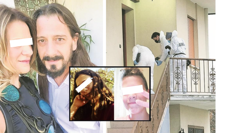 Uccide i figli e si suicida con un coltello, l'ultimo post della compagna: "Colpevole d'amore"