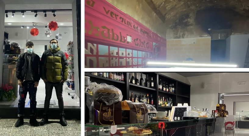 Apre il bar bruciato dalla camorra, Eduardo Di Napoli: "Non abbandonatemi"