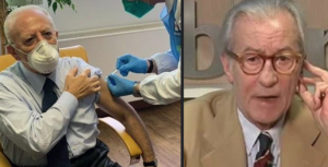 De Luca si vaccina e Feltri attacca: "Noi possiamo andare a farci benedire"