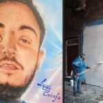 Napoli, rimosso il murale dedicato a Luigi Caiafa