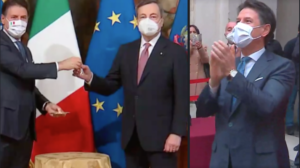 Il Governo Draghi ha giurato ed è in carica, Conte via da Palazzo Chigi: commozione e applausi per l'ex Premier