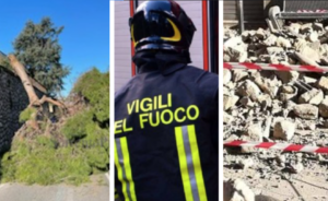 Maltempo, crolli e frane a Napoli e provincia: cedono muri e alberi