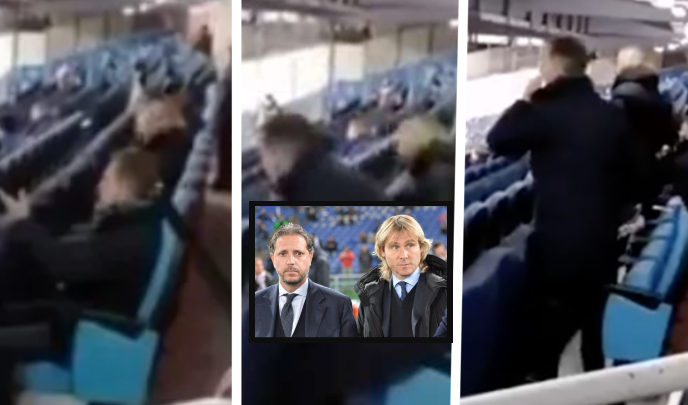 Napoli-Juve, Nedved e Paratici contro l'arbitro a fine match. Spunta il video: "Vergognati c***o"