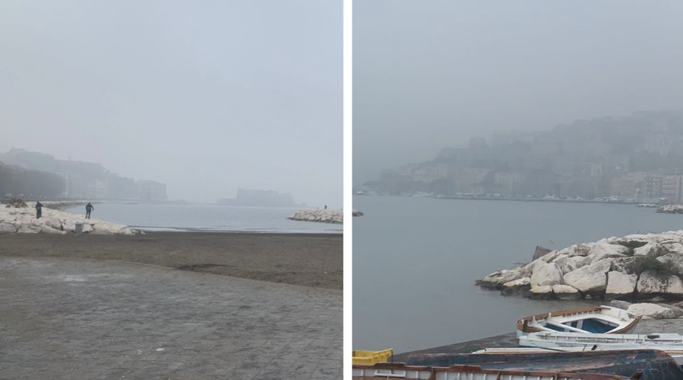 Perché Napoli si è svegliata avvolta dalla nebbia, il nome del fenomeno atmosferico