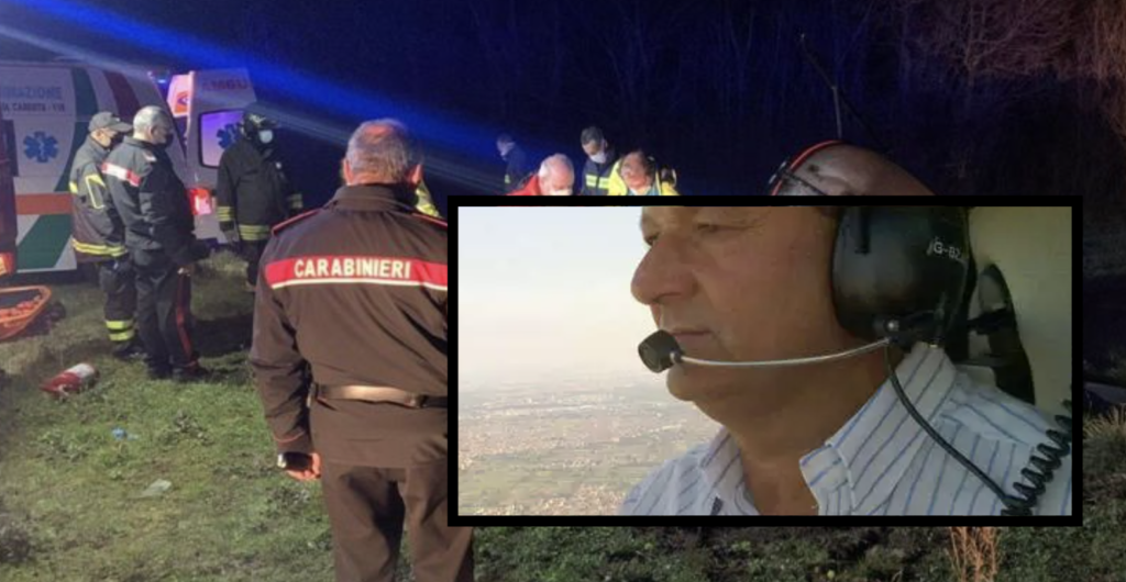 Precipita elicottero nel Casertano, morto anche il pilota: "Elio non ce l'ha fatta"