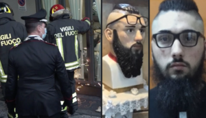 I commercianti si inginocchiavano davanti al busto di Emanuele Sibillo