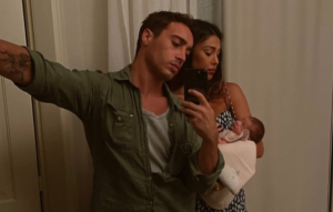 Belen Rodriguez, prima foto di famiglia con Luna Marì e Antonino Spinalbese