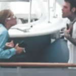 lite in barca tra Chiara Ferragni e il marito Fedez: