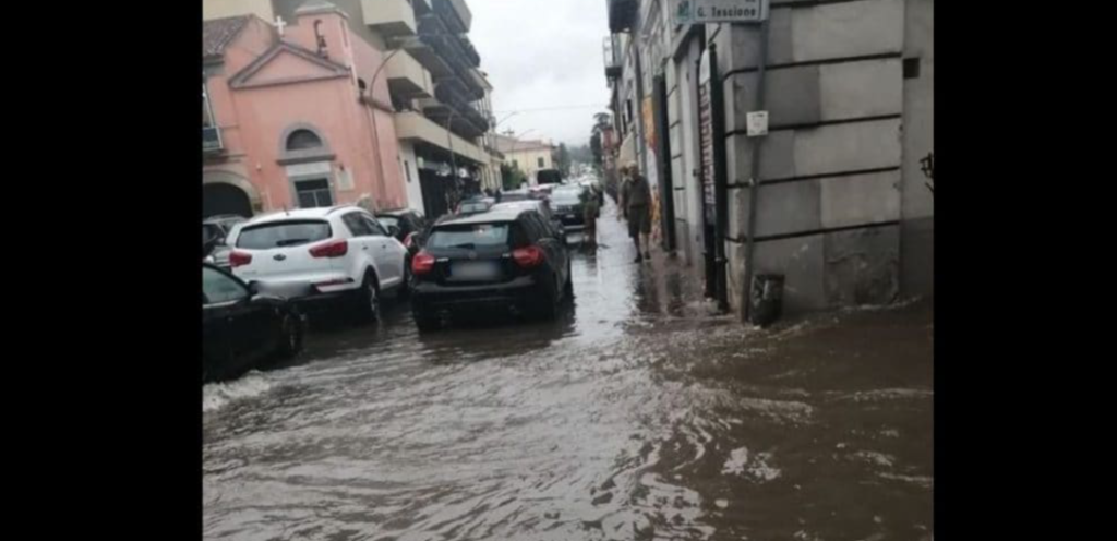 bomba d'acqua Caserta Benevento