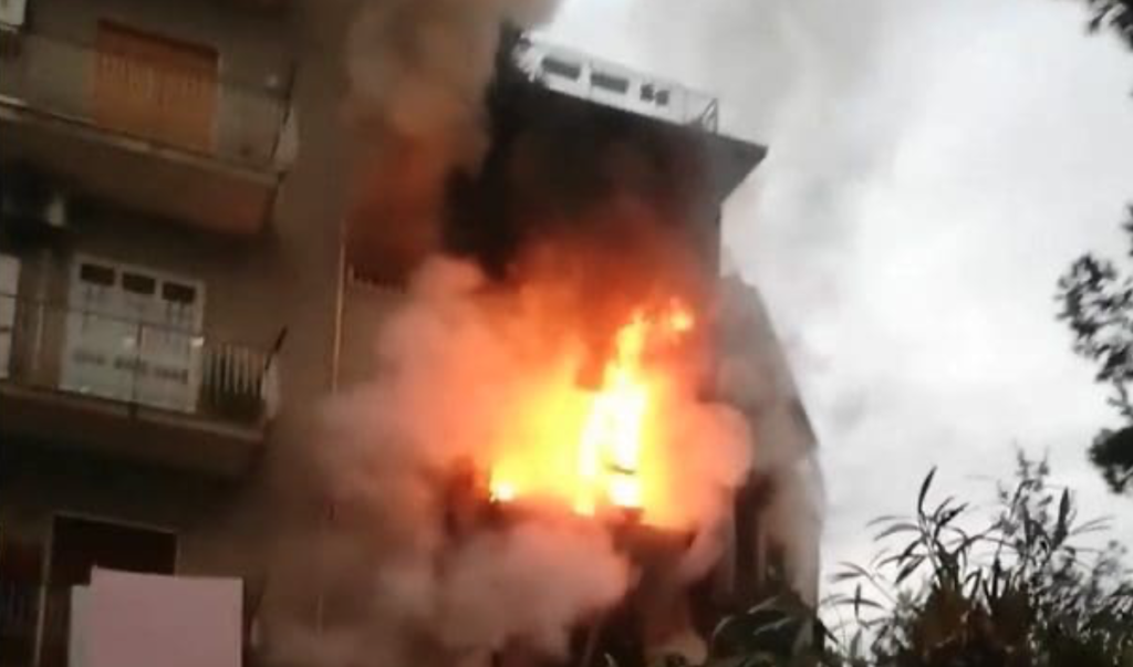 incendio vomero morta donna