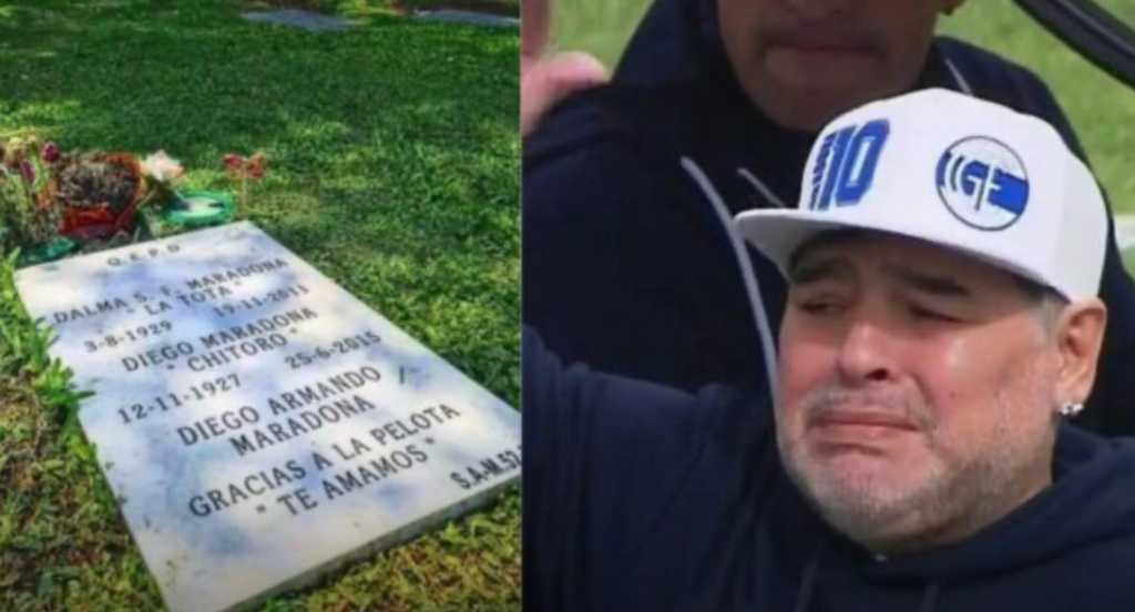 Tomba di Diego Armando Maradona abbandonata,