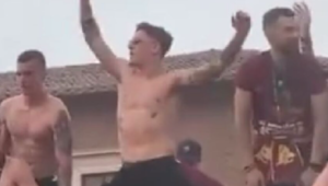 Zaniolo e i cori su Zaccagni