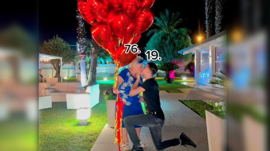 Ragazzo di 19 anni chiede in sposa donna di 76,