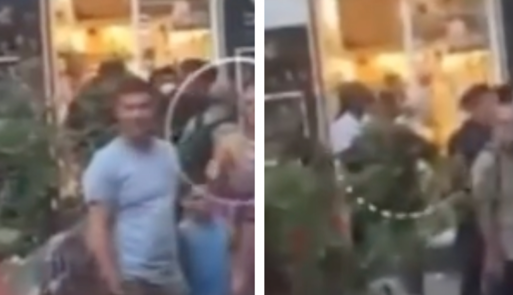 protesta contro pizzeria dal Presidente