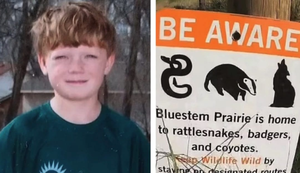 bimbo morto serpente