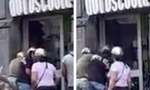 Passanti bloccano rapinatore