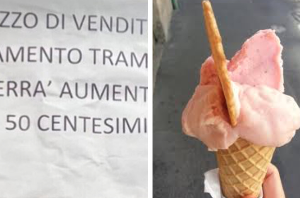 Sovrapprezzo gelato Sanremo