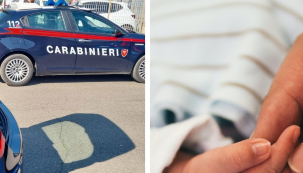 Neonata chiusa in macchina