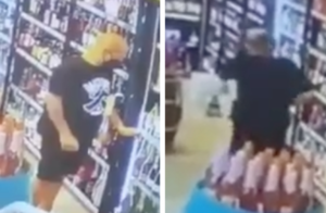 Beccato a rubare bottiglie di champagne