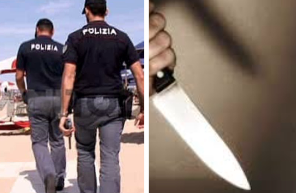 Minaccia con coltello il titolare lido