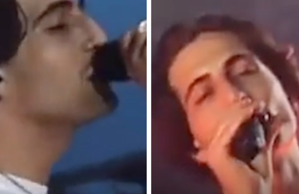 Damiano canta napoletano