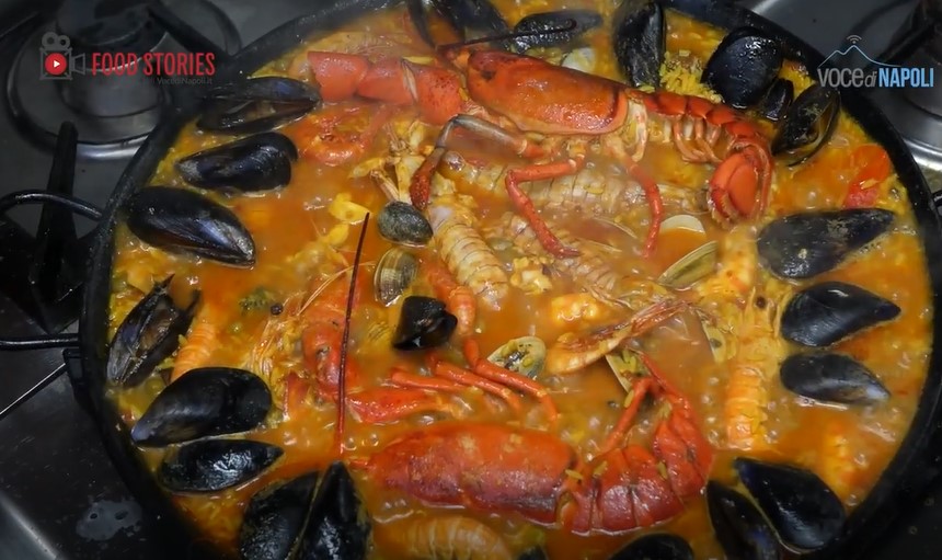 Video ricetta della Paella de marsico, i segreti dello chef Giorgio di "Iberico Taberna Española"