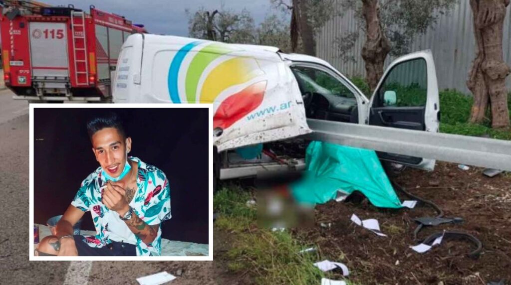 Drammatico incidente, Carlos muore a 25 anni trafitto dal guardrail: lascia bimbo di pochi mesi