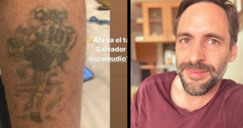reporter ucraina tatuaggio maradona