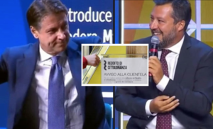 Siparietto Conte-Salvini al meeting di Rimini sul reddito di cittadinanza