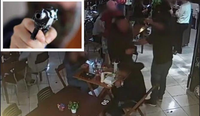 Spara nel ristorante dove lavora la moglie