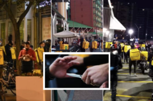 Un arresto dopo la lite tra rider a Napoli