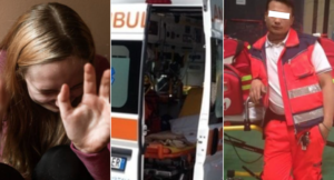 Violenta studentessa in ambulanza