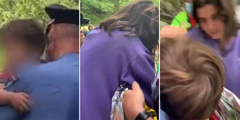 Ritrovato Nicola, l'abbraccio della madre: "Lasciateci stare"