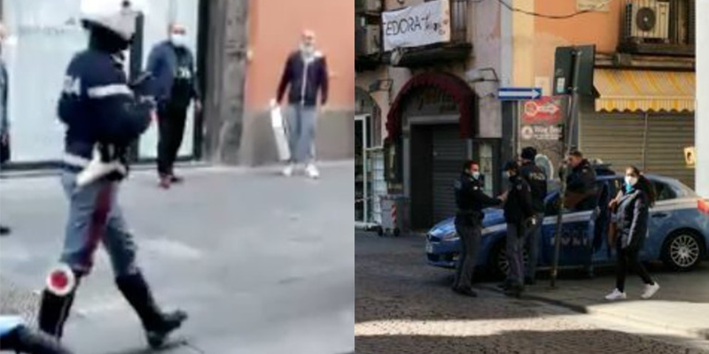 aggredita da compagno quartieri spagnoli