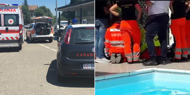 Dramma in casa, bambino di due anni cade in piscina e muore annegato: trovato dalla madre
