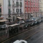 Temporale a Napoli