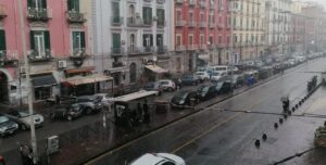 Temporale a Napoli