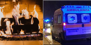 cade nel camino e muore