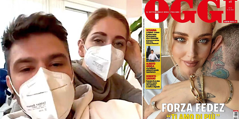 Chiara Ferragni e Fedez uniti nella malattia, il rapper ricoverato: la moglie al suo fianco in ospedale