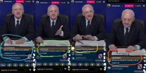 commenti dirette de luca