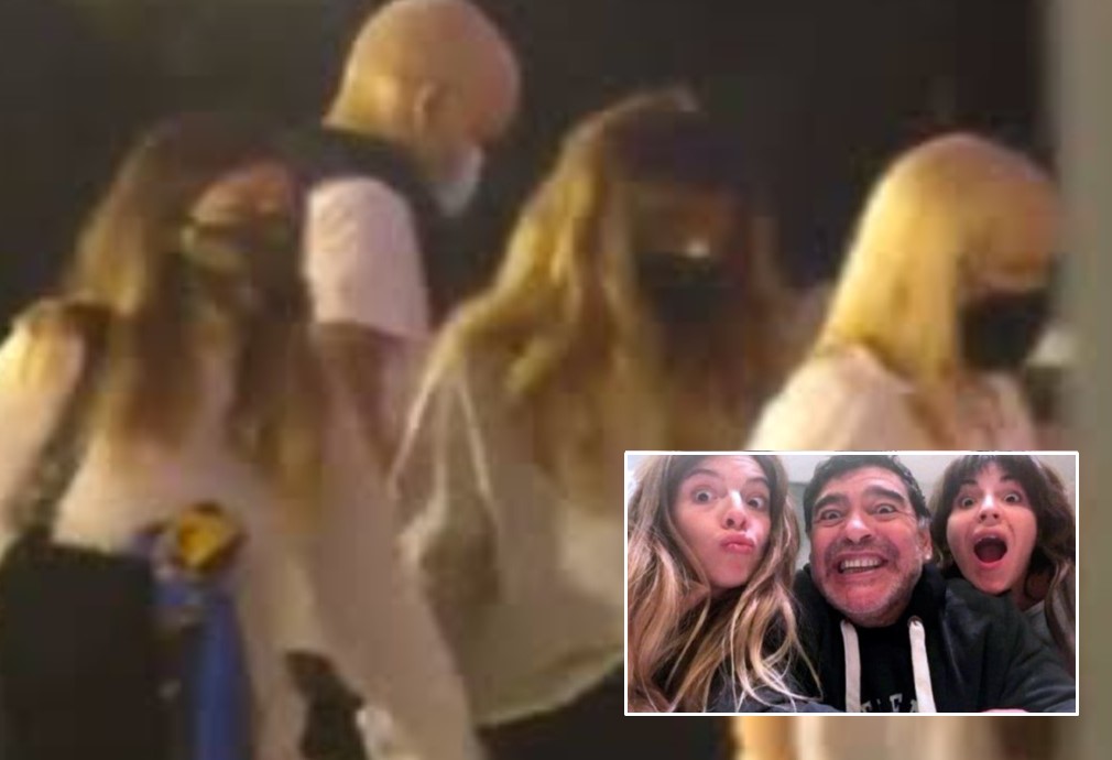 Veglia Maradona in Argentina, la figlia Dalma si è accasciata a terra: Giannina l'ha sorretta