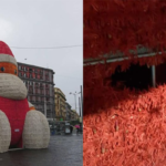 danneggiata luminaria babbo natale piazza garbiladi