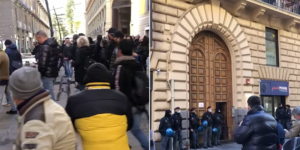 Napoli, gruppo di disoccupati occupa aula consiglio comunale: ferito un agente